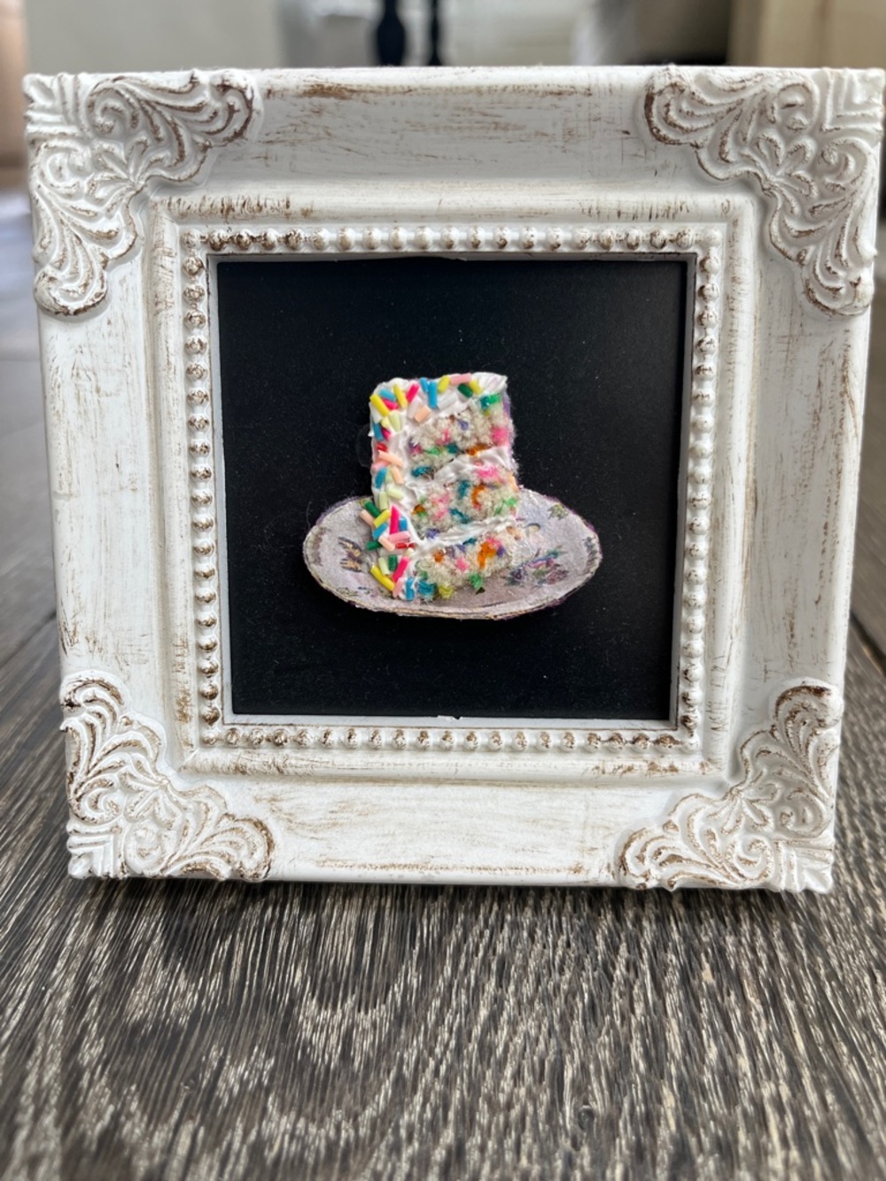 Heather Rios Arte Embroidered Cake Art Party Kitchen Unique Artist Mini Funfetti